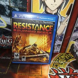 Resistance: Burning Skies PS Vita Game