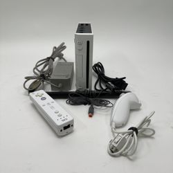 Nintendo Wii Video Game Console RVL-001 White
