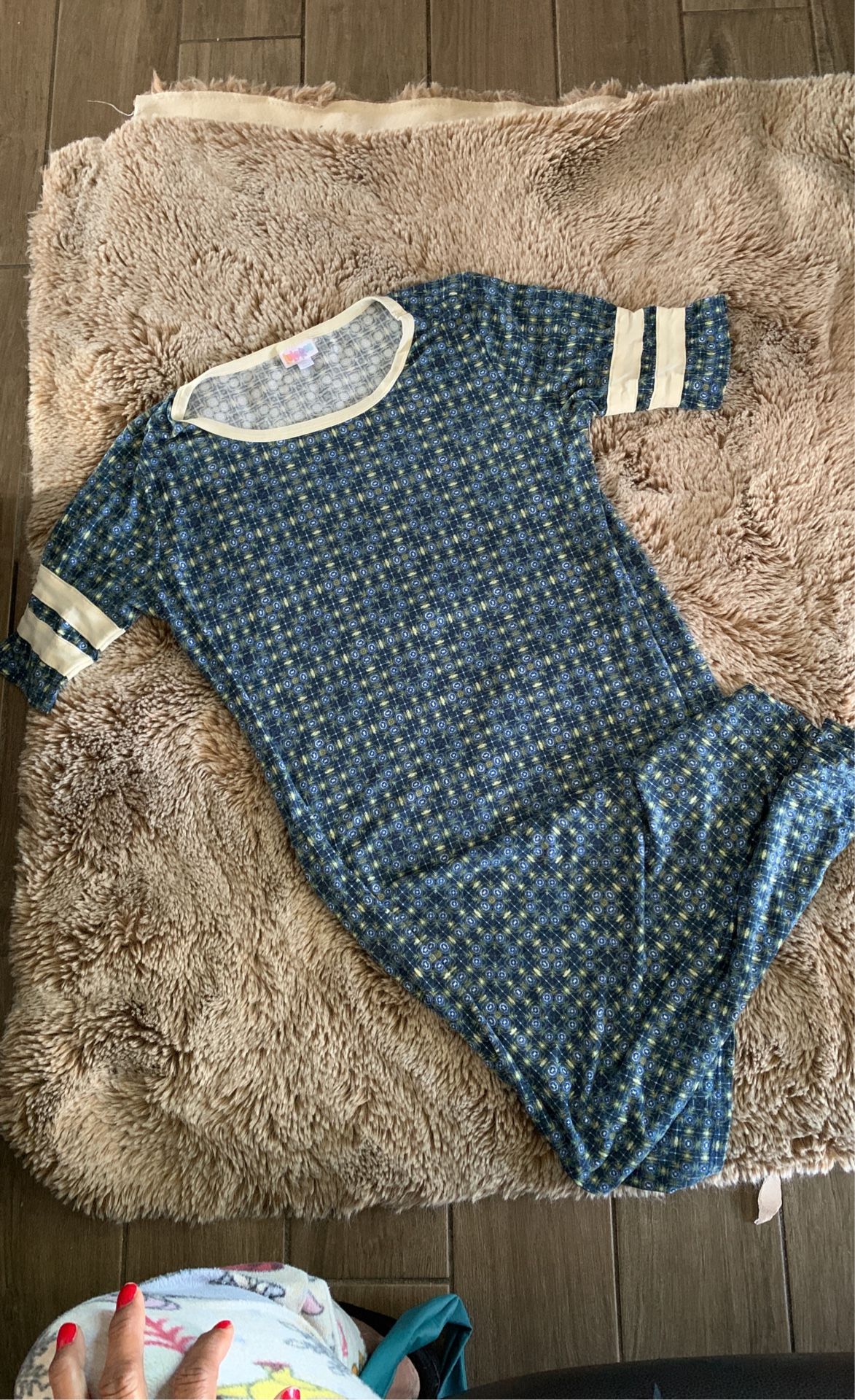 #lularoe #dress #women #printed Dress #stretch #fashion