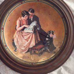 Norman Rockwell Original Plate Paintings 
