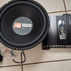 JBL Subwoofer and SSL Amp 