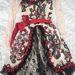 Dia De Los Muertos Halloween Custom Size S