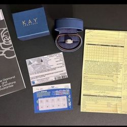 Kay’s Jewelers: White Gold Bridal Engagement Set