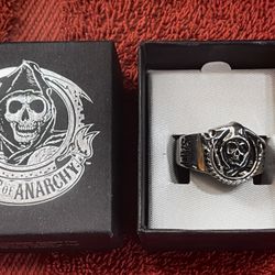 Son’s Of Anarchy Size 12 Mens Ring ( NEW )
