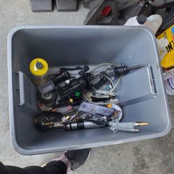 Bin Of Air Conpressor Tools 