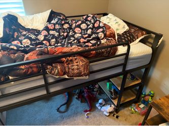 Twin low loft bed