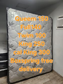 Mattress Pilow Top New