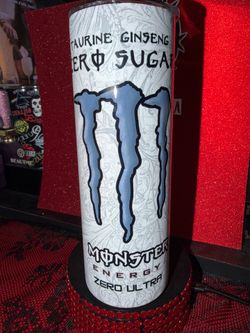 White Monster Tumbler