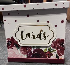 Kate Aspen Floral Collapsible Card Box
