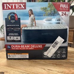 Intex Dura-Beam Deluxe High Rise Pillow Top Airbed