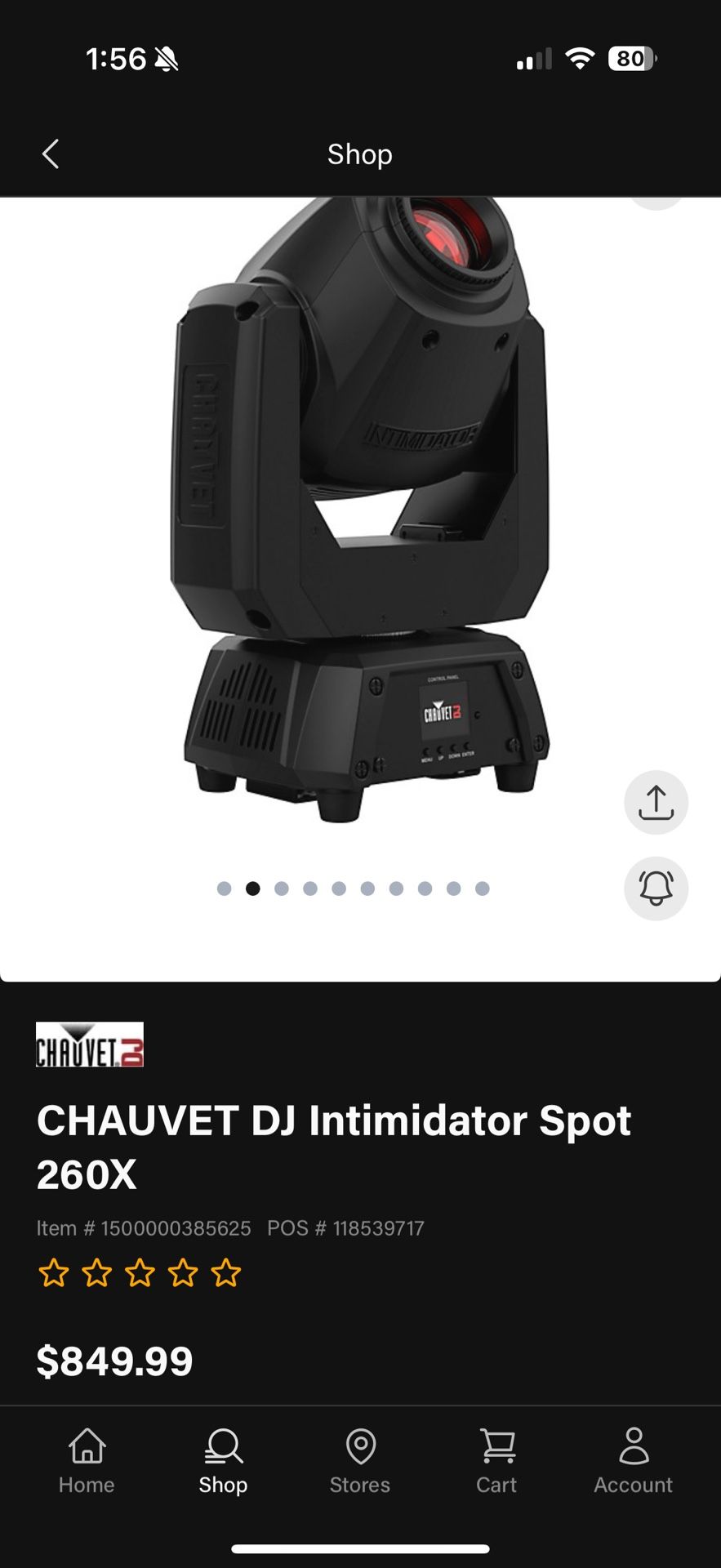 Chauvet Intimidator Spot 260x