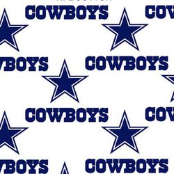 Dallas Cowboys Cotton Fabric - 2 Yards