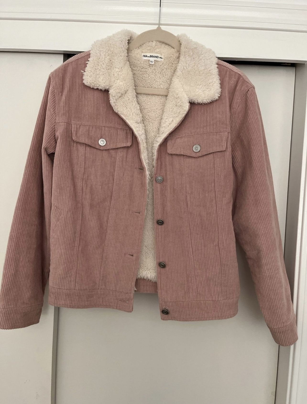 Pink Jacket with Fur Inside