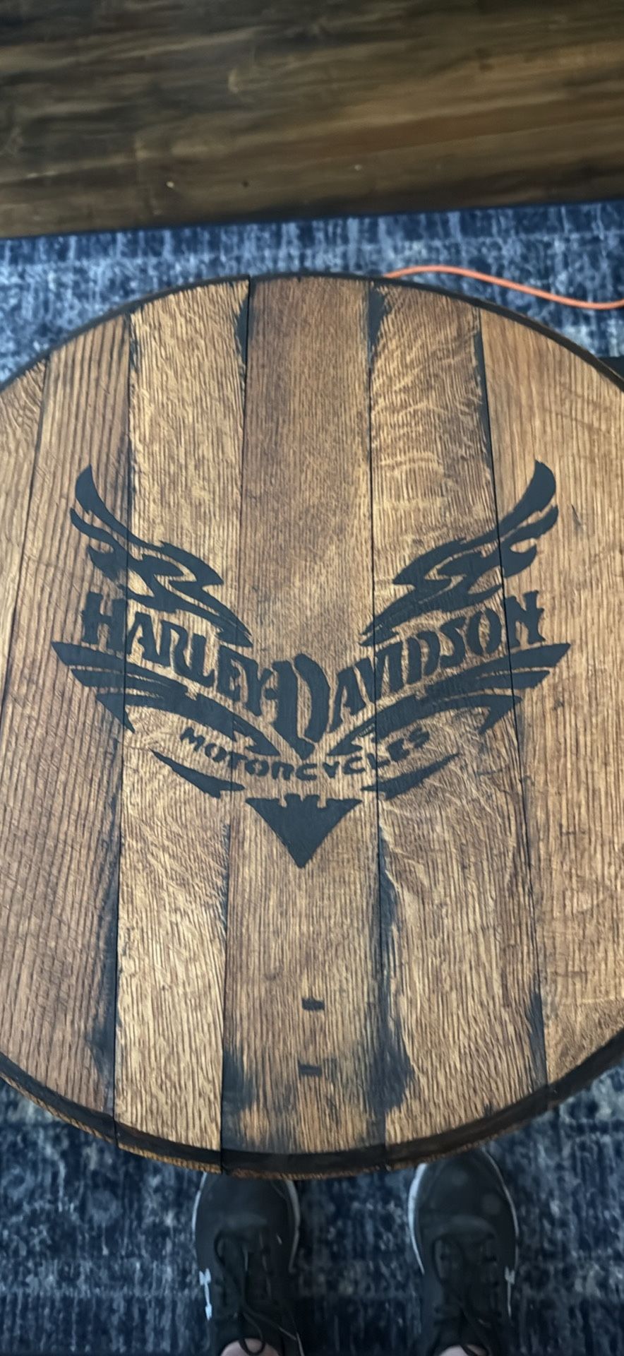 Harley Davidson bourbon Barrel Head