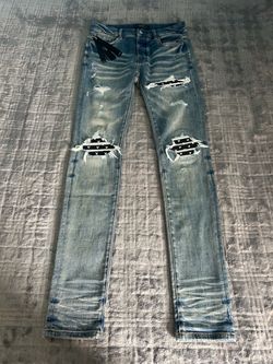 Amiri mx1 blue wash playboy jeans