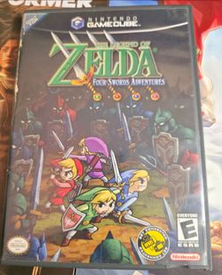 The Legend of Zelda: Four Swords Adventures NINTENDO GameCube 2004 COMPLETE CIB