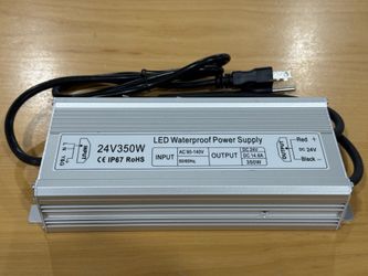 New (No Box) LED Waterproof Power Supply 24V 350W iP67. LED Driver Power Supply
