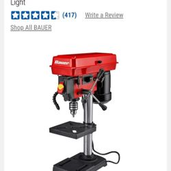 Bauer 8 In, 5 Speed Drill Press