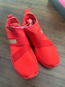 Puma Size 7 women Red shoes