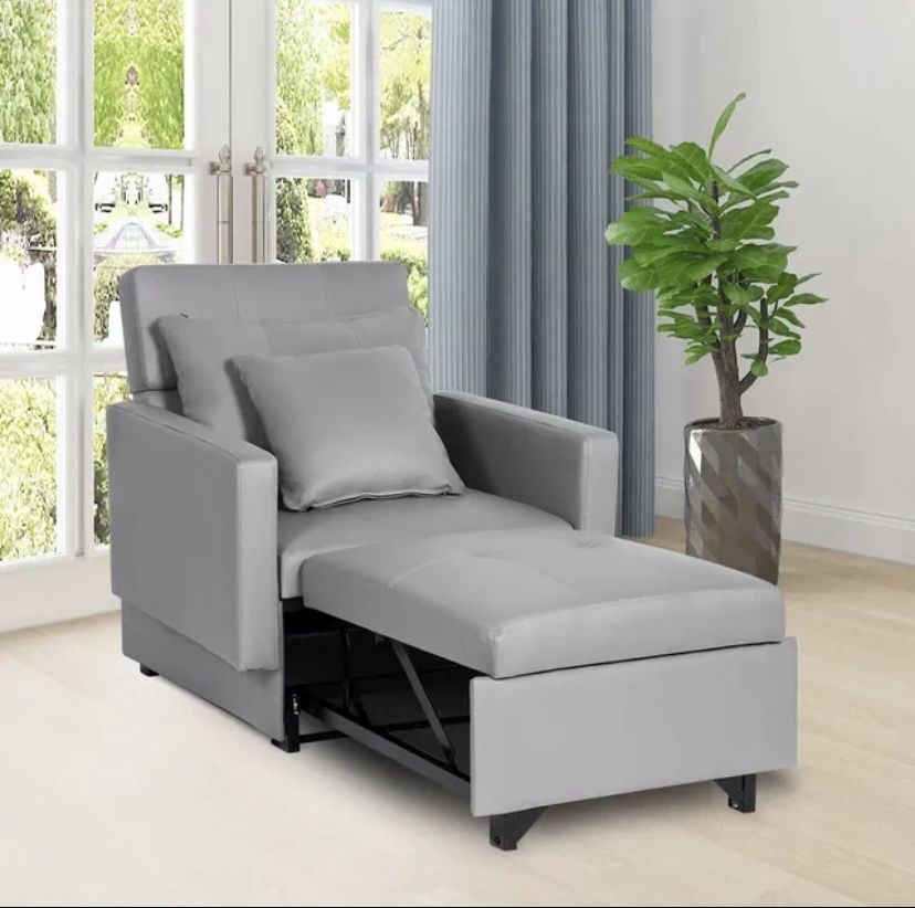3-in-1 Sleeper Sofa Chair Bed Folding Sofas for Living Room Apartment Lounger Chair Convertible Sofa Bed Multifunction Furniture