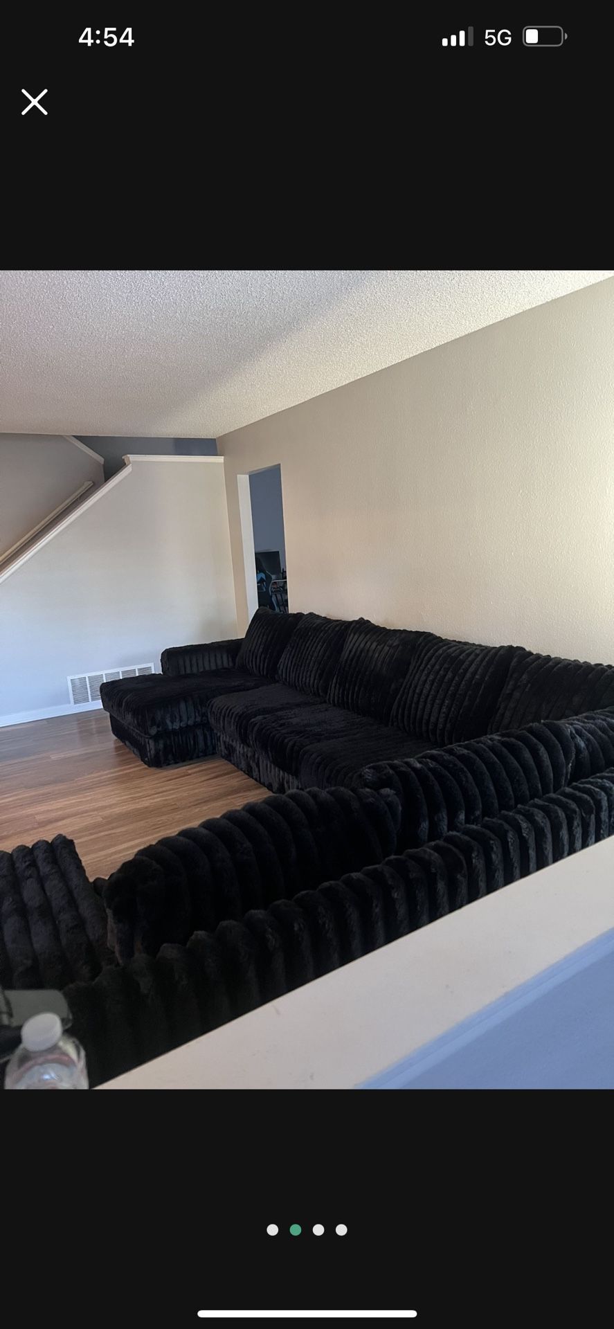 Black Large Sectional 