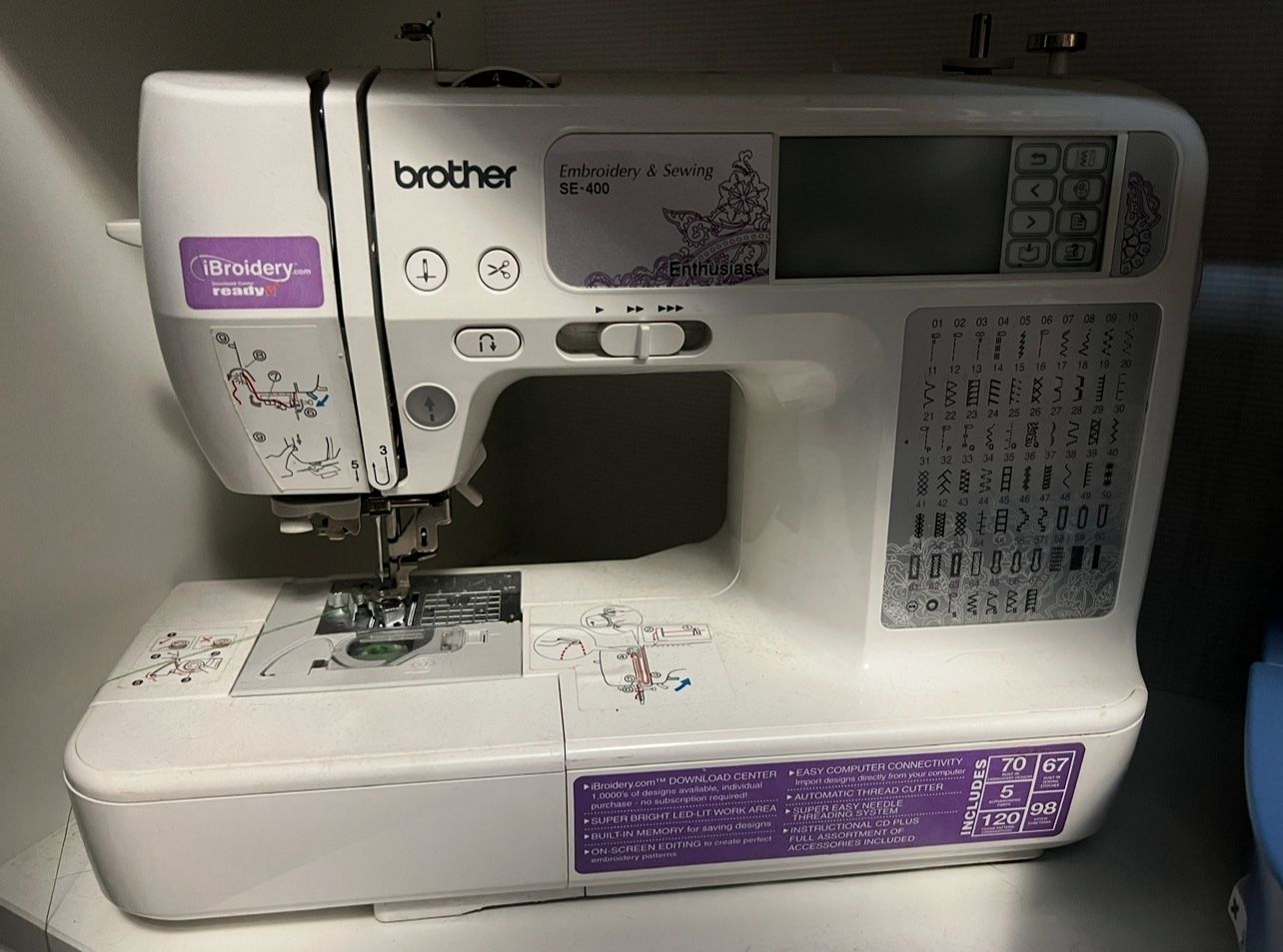 Brother SE 400 Sewing And Embroidery Machine
