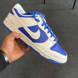 Brand New Nike Dunk Low racer Blue White Mens Size 10.5