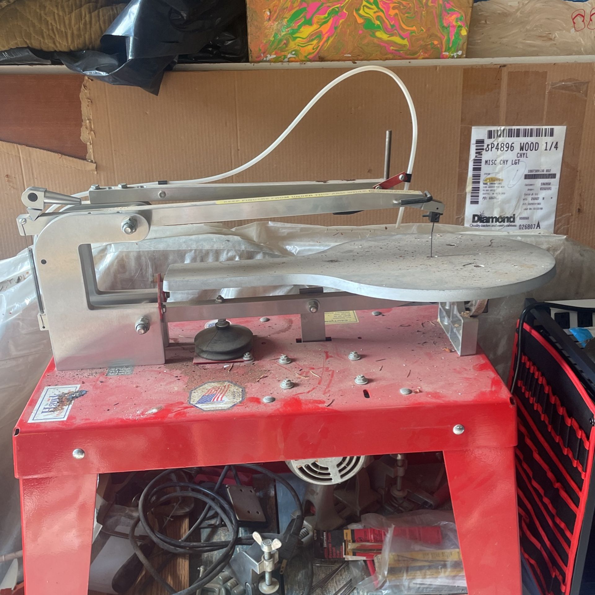 RBI PERCISION SCROLL SAW WITH OWNERS MANUAL W/ Blades In Package $250