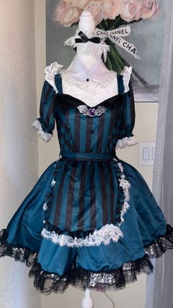 Halloween costume Haunted mansion  dupe Victoria maid  leg Avenue Sz M