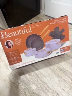 Brand new cookware set 12 piece beautiful