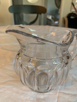 Vintage Heisey Glass Pitcher