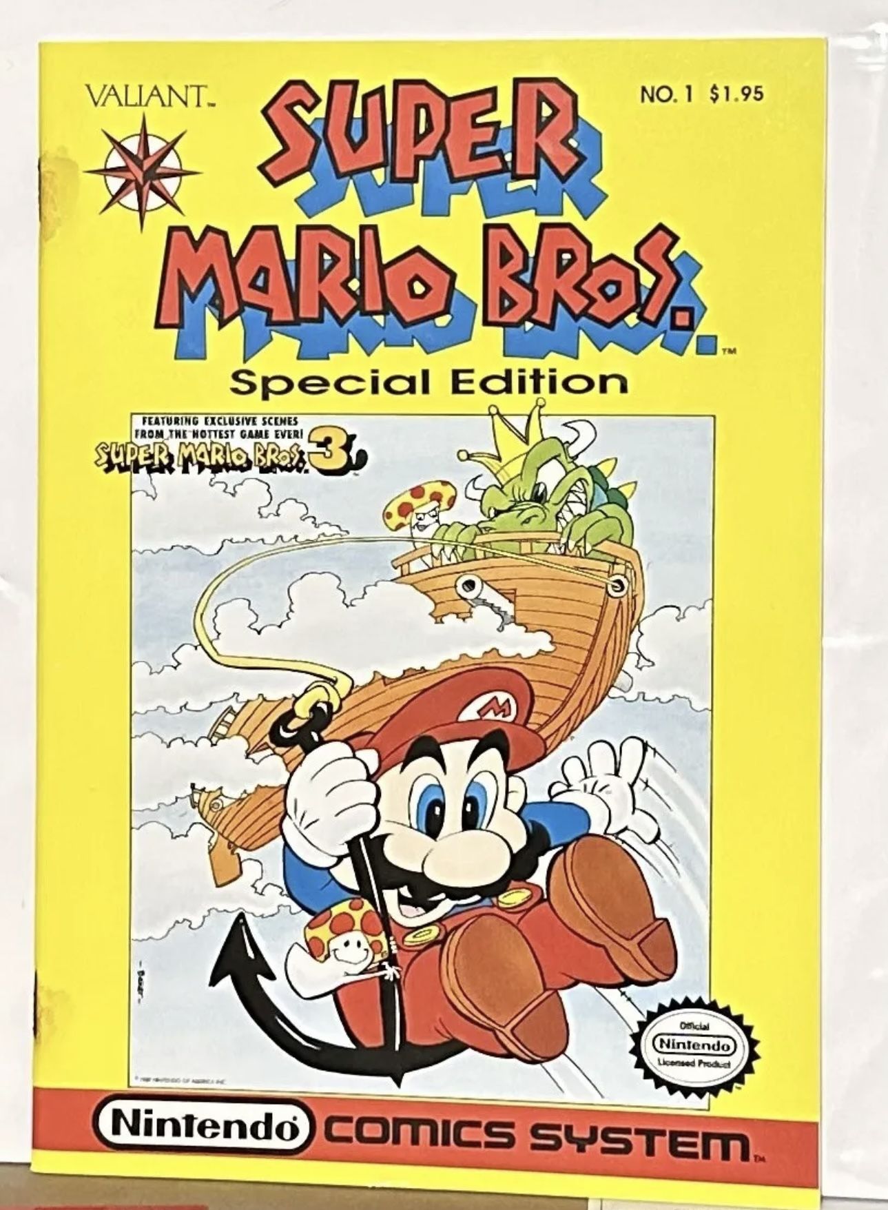 Super Mario Brothers Special Edition #1 1990 Valiant Nintendo Comics System
