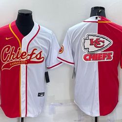 Chiefs Baseball Style Jerseys