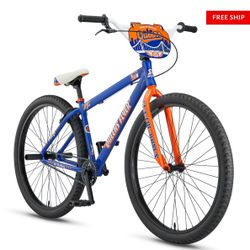 SE Bikes Queens Big Flyer 29” BMX Bike Blue Astoria