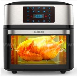 New Other Gluck 20qt 10-in-1 Air Fryer Oven Combo with Window and Rotisserie Rack  Valued @: $140  Please Read: First picture is a stock photo. This b