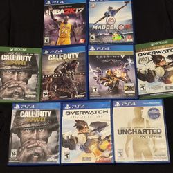 Play Station 4 & Xbox One Games 