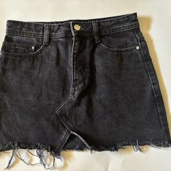  TRAFALUC DENIM MINI SKIRT BY ZARA XS DENIMWEAR