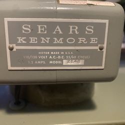 Kenmore Sewing Machine 