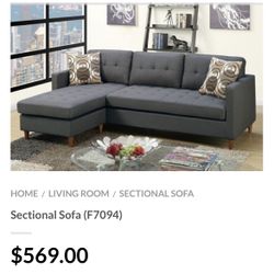 Gray Sectional Sofa