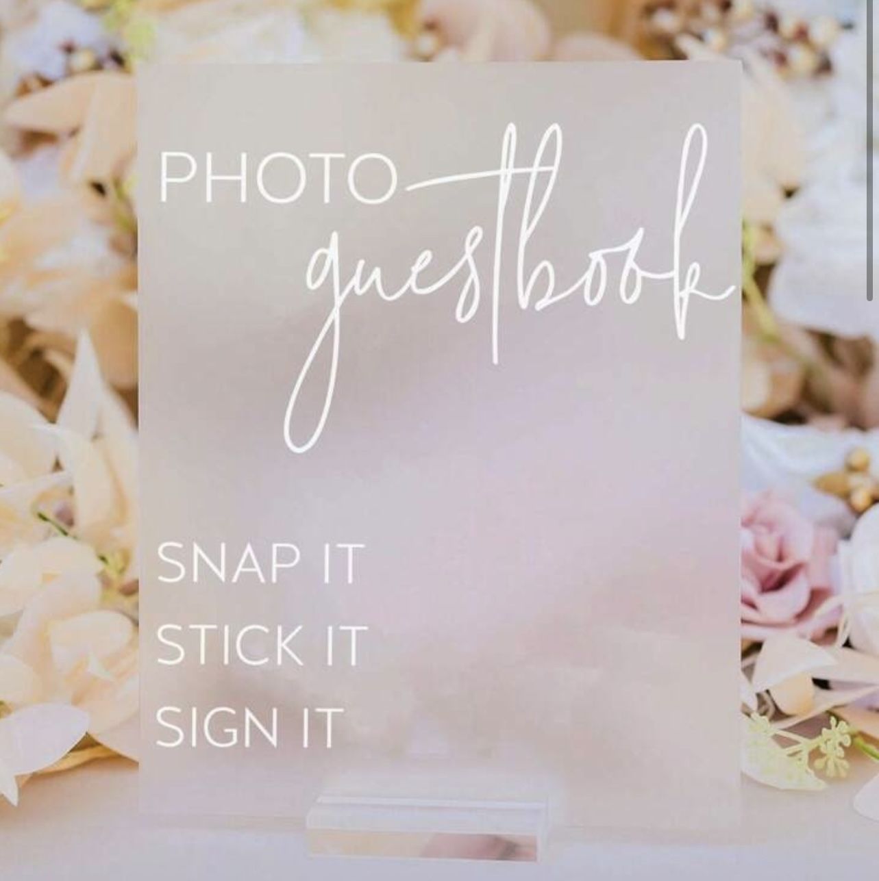 Photo Guestbook Sign 