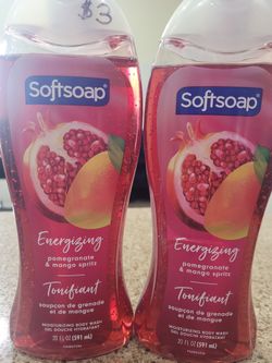 NEW Softsoap Bodywash Energizing Pomegranate and Mango