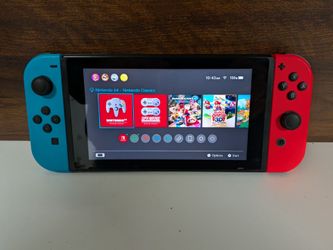 Nintendo Switch with Neon Blue and Red Joy-Cons (Gen1)
