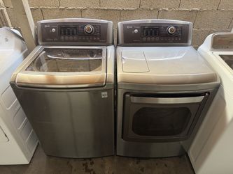Lg washer and electric dryer HE 5.0&7.4 cuft