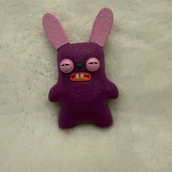 Fuggler 2.5" Purple Rabbid monster mini figure rare