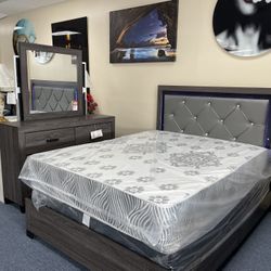 Queen LED Bed