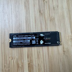 WD_Black SN850X 4TB Gen 4 NVMe SSD Game Drive - Great Condition