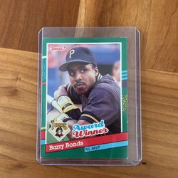 Barry Bonds Baseball Card 