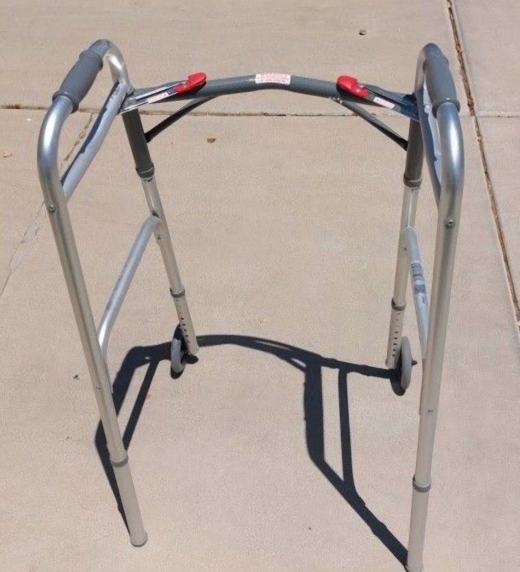 Drive Medical Walker + Medline Toilet Seat - Both Excellent - $45