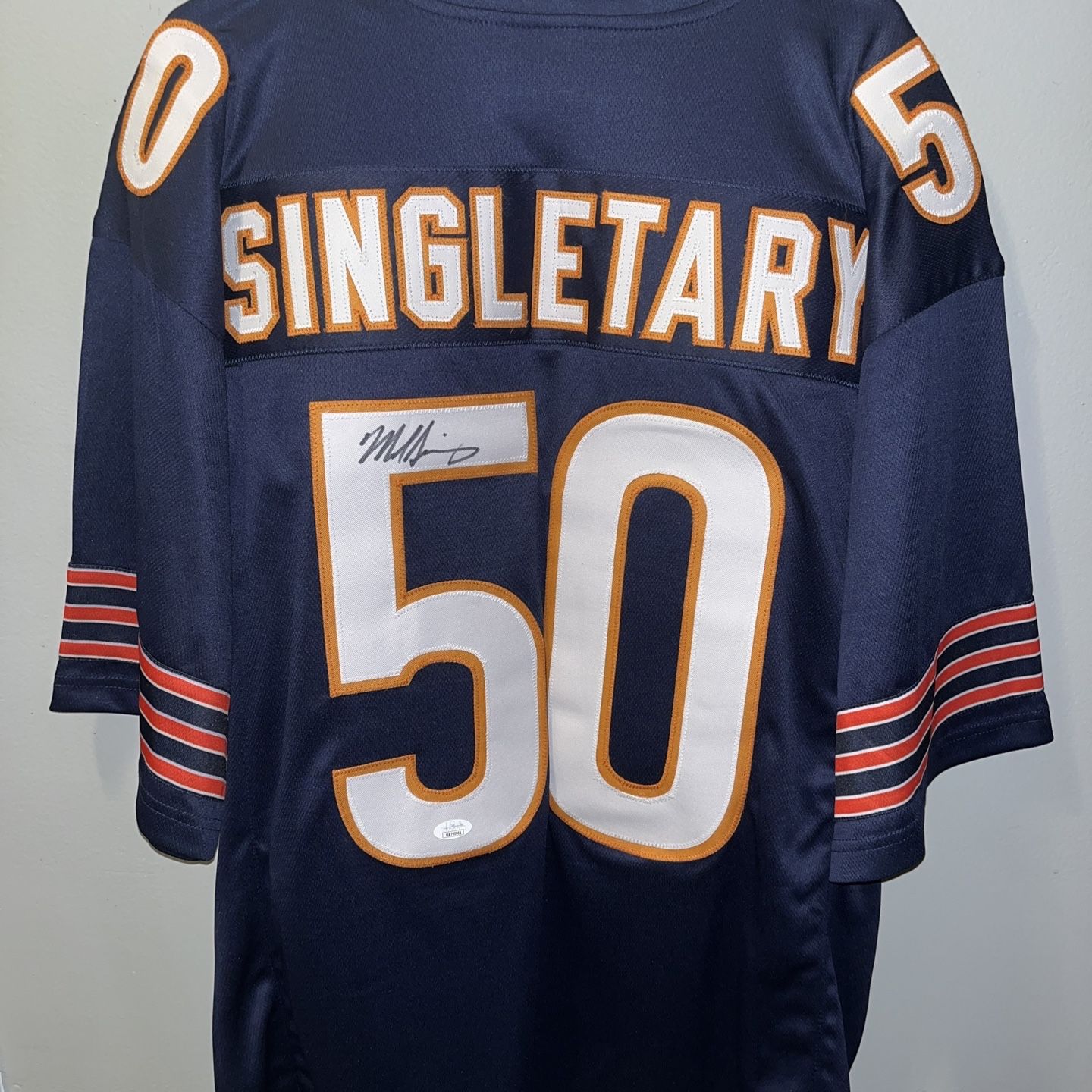 Mike Singletary Jersey Chicago Bears Logo 7 Adult Medium (42-44) Clean USA  Blue for Sale in Rochester, MI - OfferUp