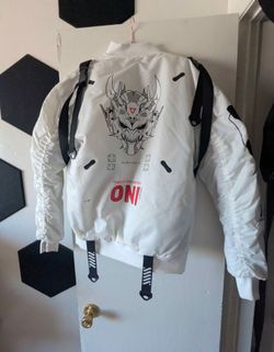 Bomber Jacket - Large & Like New (FABRIC OF THE UNIVERSE Vintage "ONI"  (PRICE DROPPED!!) $120